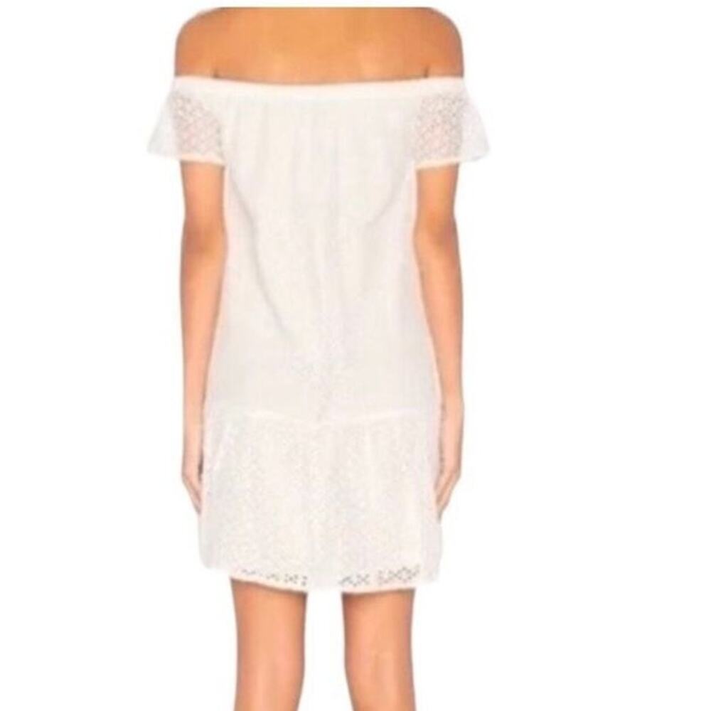 Central Park West Bristol Off Shoulder Eyelet Mini Dress Size Medium New - Picture 2 of 13